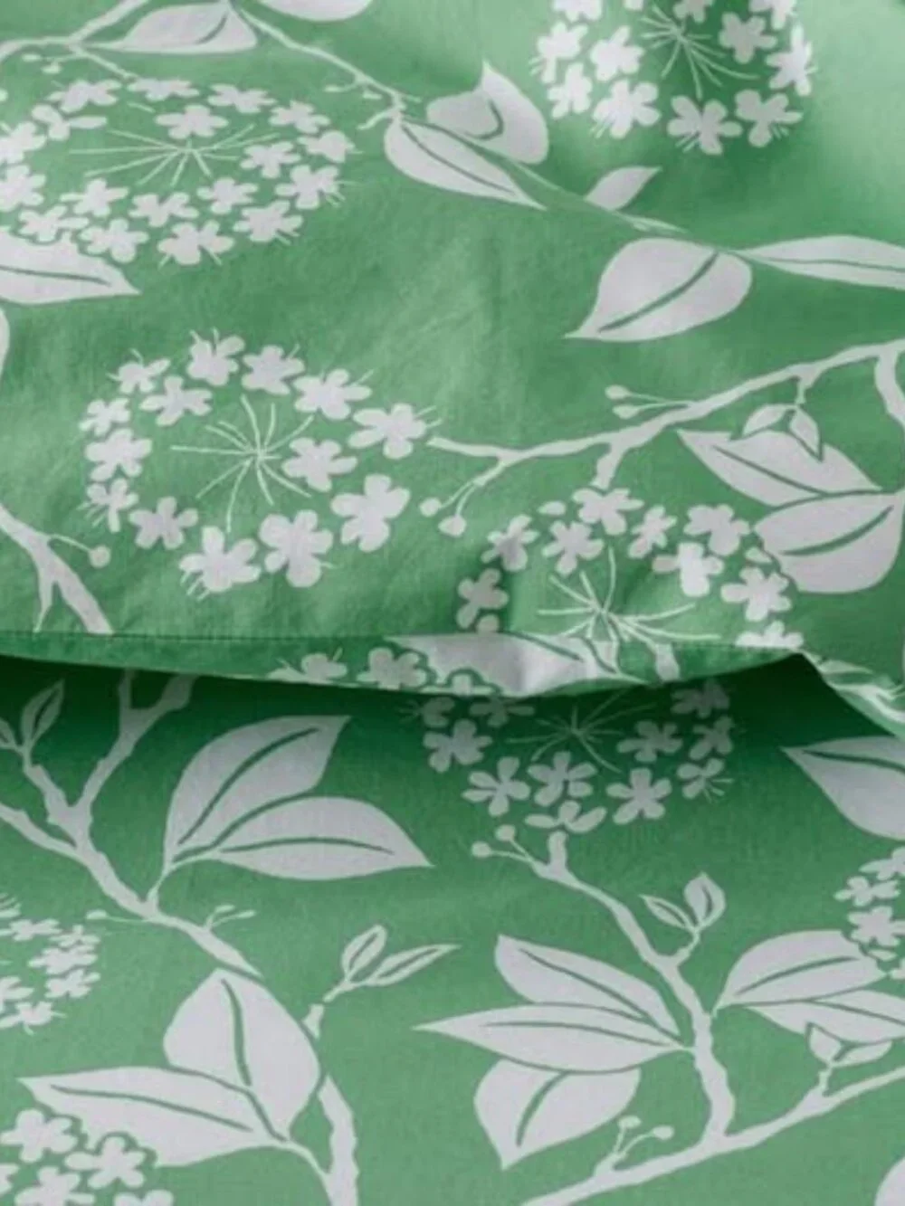 NEW IN PACKAGE - The Company Store Myla Leaf Organic Cotton Percale Duvet Cover,